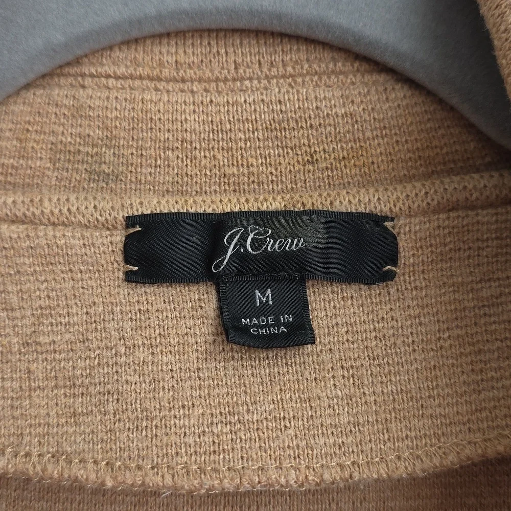 J. Crew Brown Sweater Blazer.  Size Medium